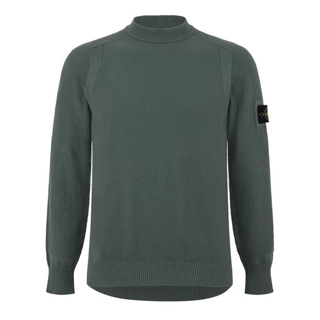 Stone Island Soft Organic Cotton Knitwear - Green